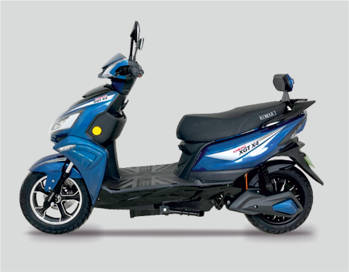 KOMAKI XGT-X4 BLUE COLOUR E-SCOOTER IMAGE