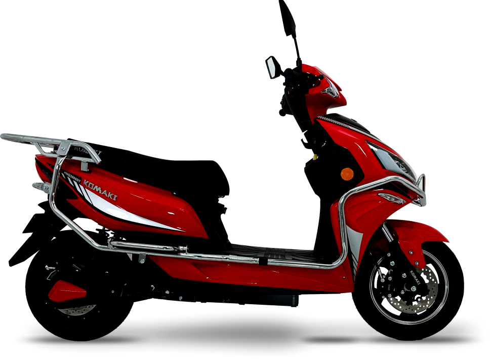 KOMAKI DT-3000 RED COLOURED E-SCOOTER IMAGE