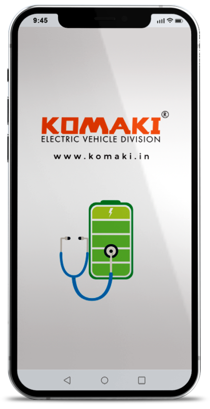 KOMAKI MOBILE APP BATTERYIMAGE