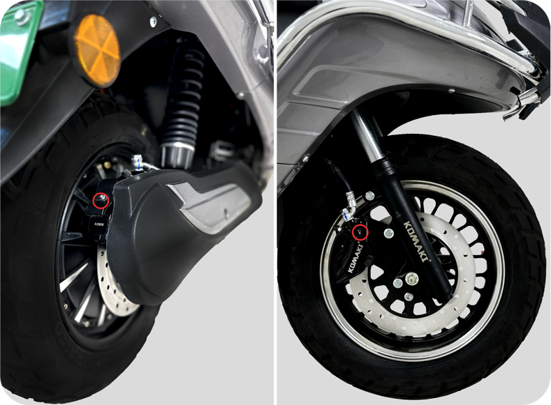 KOMAKI DUAL DISC BRAKE SYSTEM IMAGE