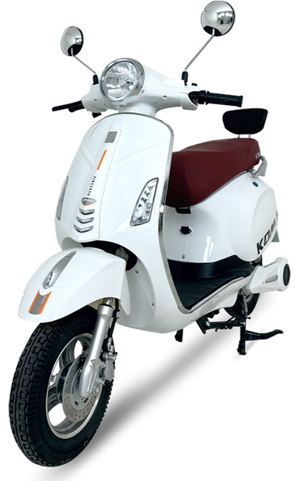 KOMAKI WHITE COLOURED XGT VP E-SCOOTER IMAGE