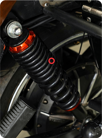 KOMAKI ADJUSTABLE REAR SUSPENSION IMAGE