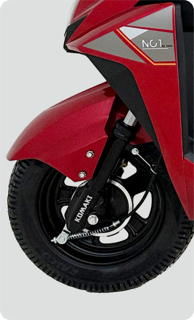 KOMAKI X-ONE BRAKE AND WHEEL IMAGE